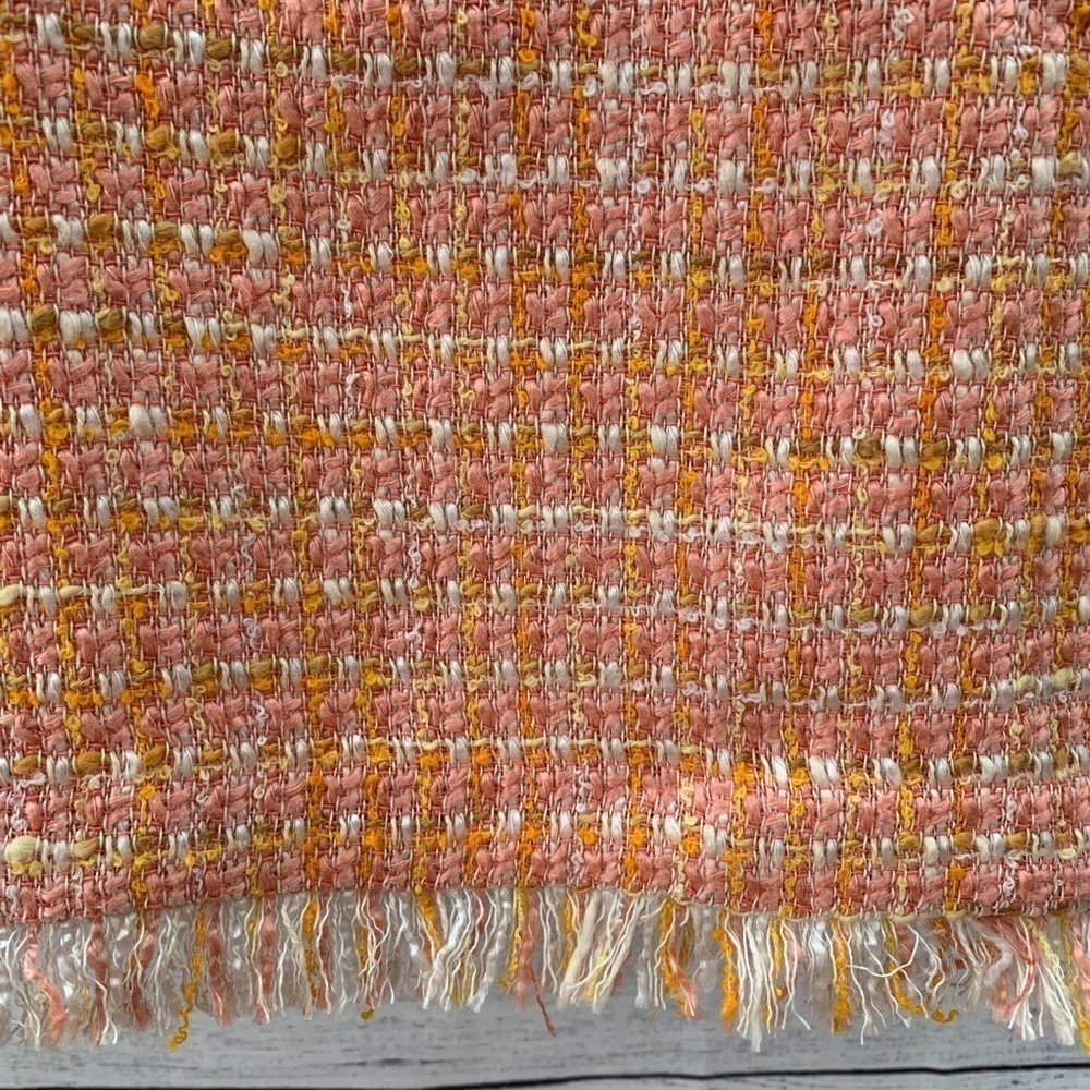 Vintage Tweed Woven A-Lined Lined Mini Skirt - Picture 4 of 8